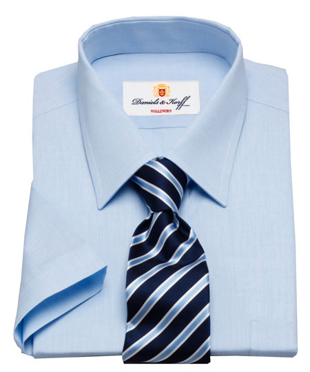 Vollzwirn-Halbarm-Hemd 100/2