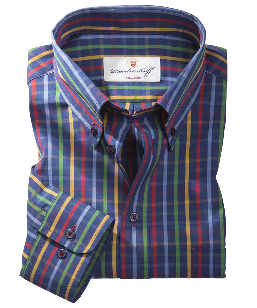 Vollzwirn-Hemd Slimline