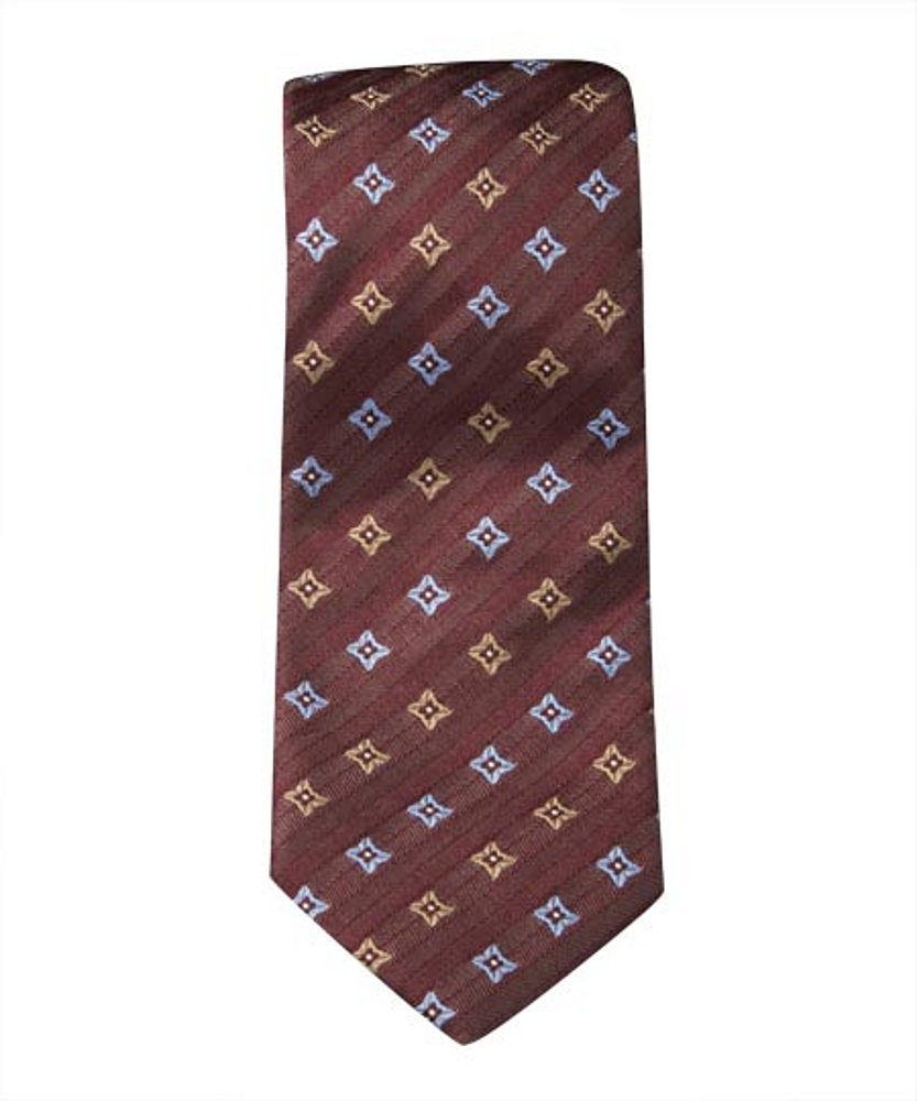 Krawatte Bordeaux gemustert