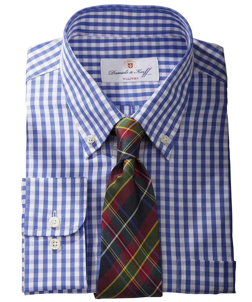 Vollzwirn-H. weiß/mar./grün (extra langer Arm 69cm)