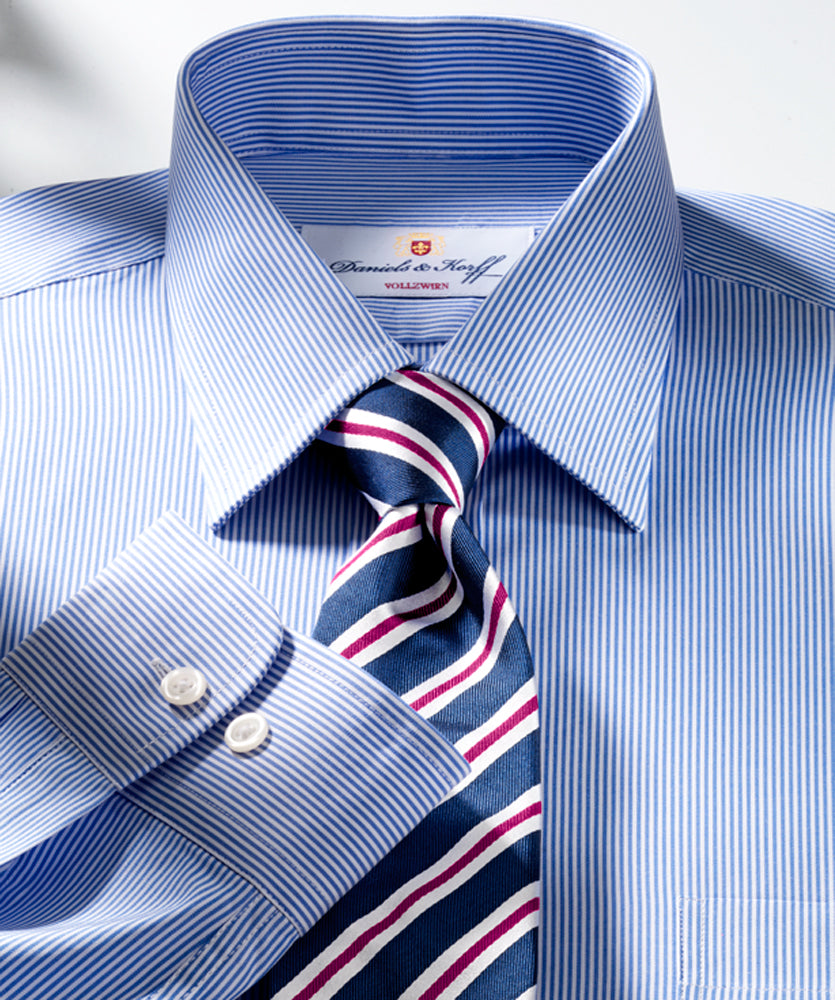 Vollzwirn-Hemd 100/2 Slimline