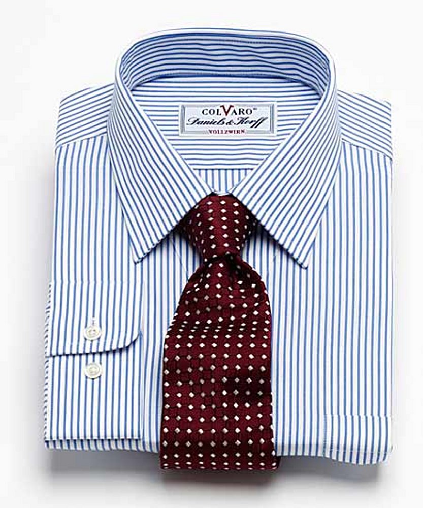 COLVARO-Vollzwirn-Hemd (extra langer Arm 69cm)