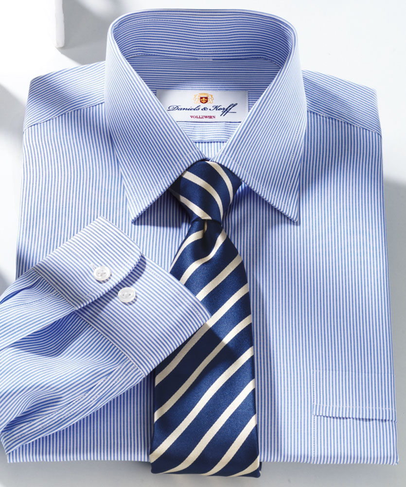 Vollzwirn-Hemd 100/2 Slimline