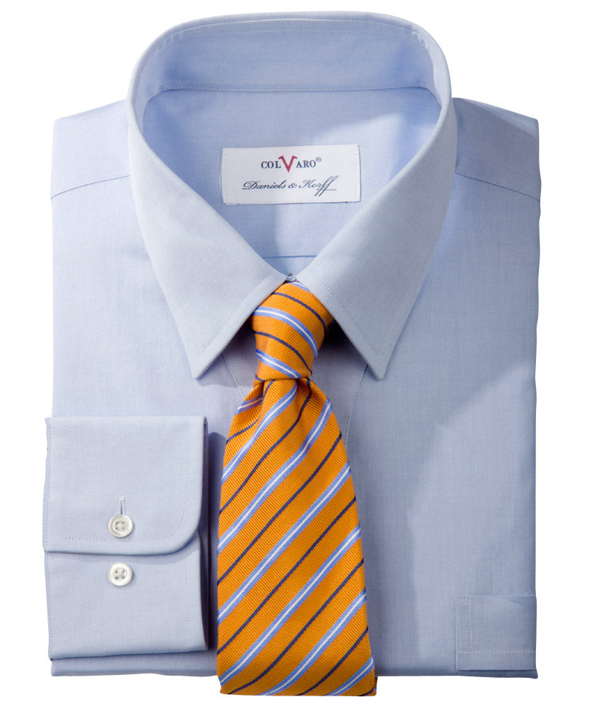 COLVARO-Vollzwirn-Hemd 100/2 (extra langer Arm 69cm)