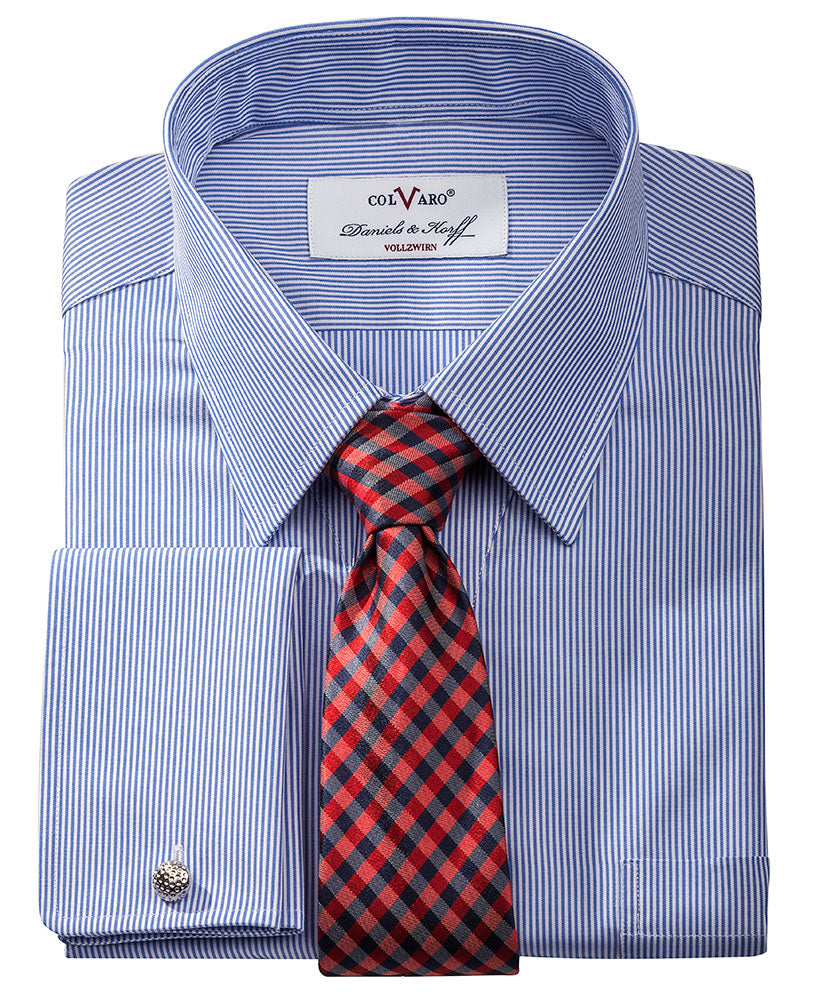 COLVARO-Vollzwirn-Hemd (extra langer Arm 69cm)