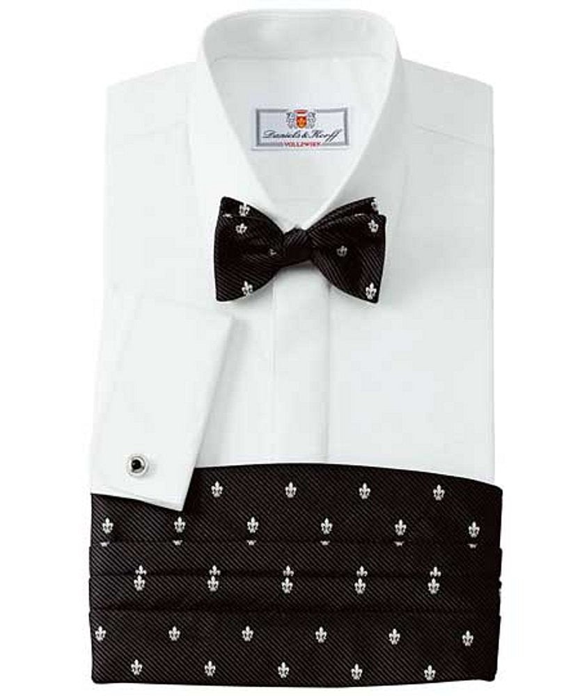 Vollzwirn Smoking-Hemd 100/2