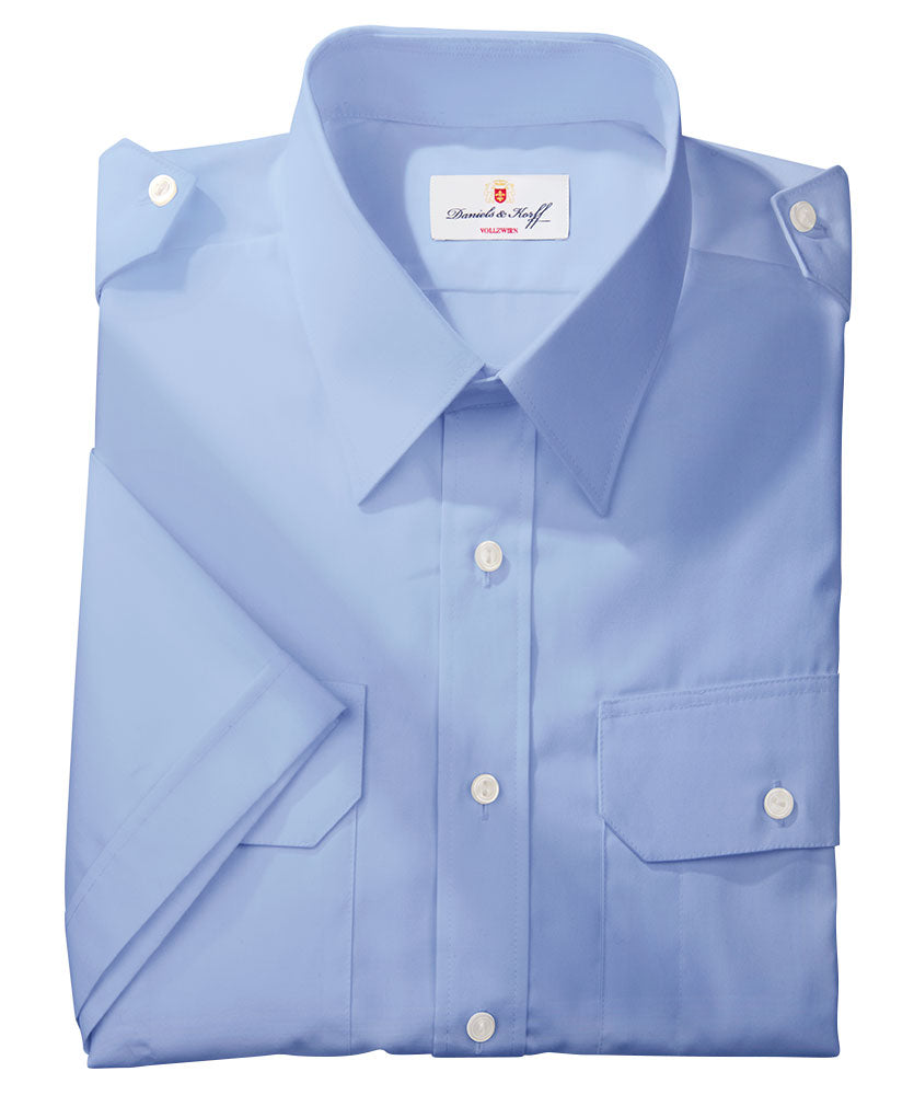 Piloten-Vollzwirn-Hemd