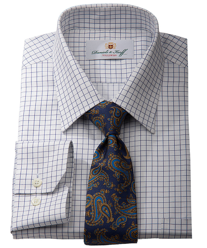 Vollzwirn-Hemd 100/2, Slimline