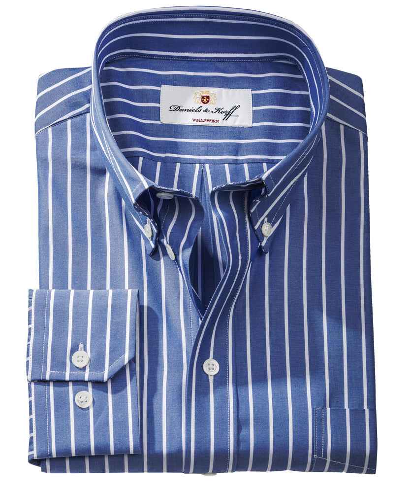 Vollzwirn-Hemd 100/2, Slimline