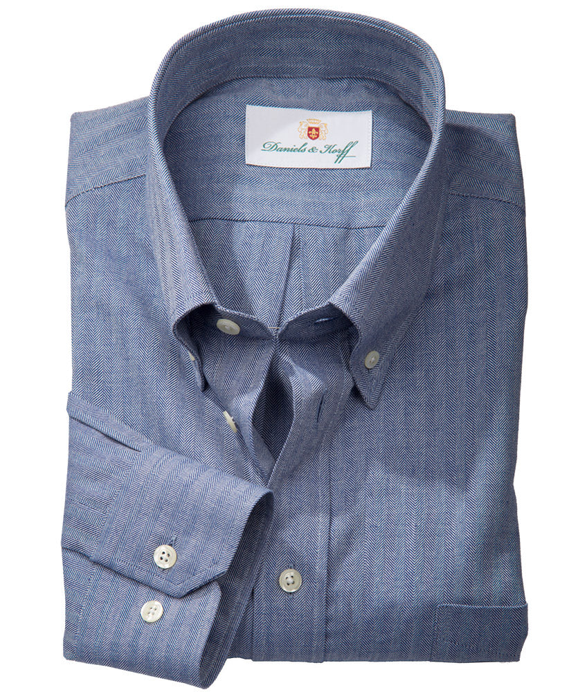 Fischgrat-Hemd Slimline