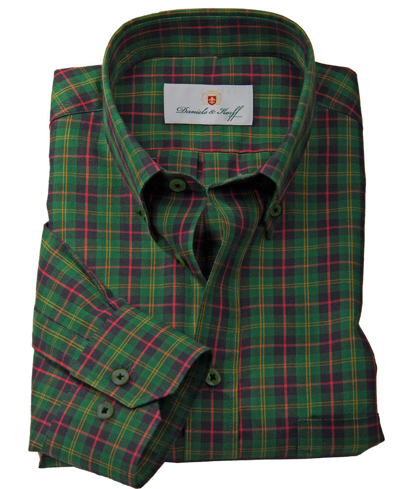 Twill-Schottenkaro-Hemd