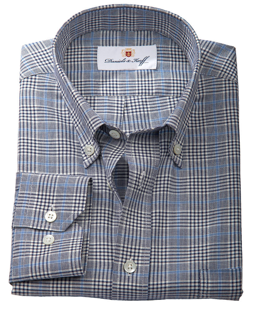 Twill Glencheck-Hemd