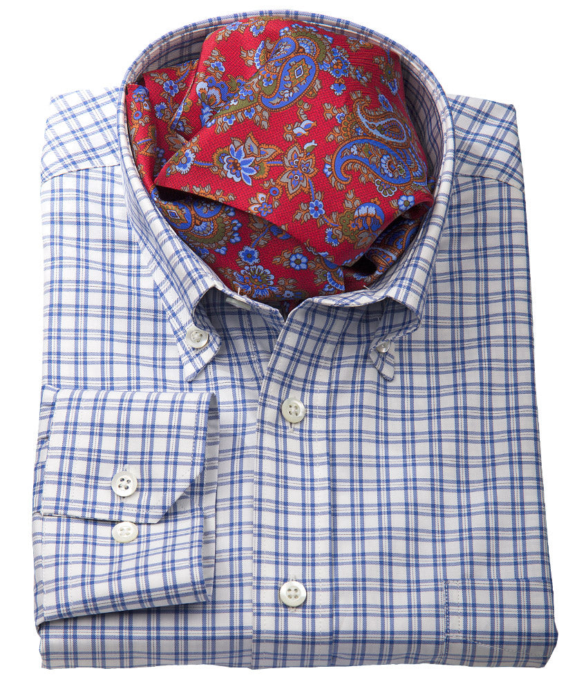 Vollzwirn Twill-Hemd