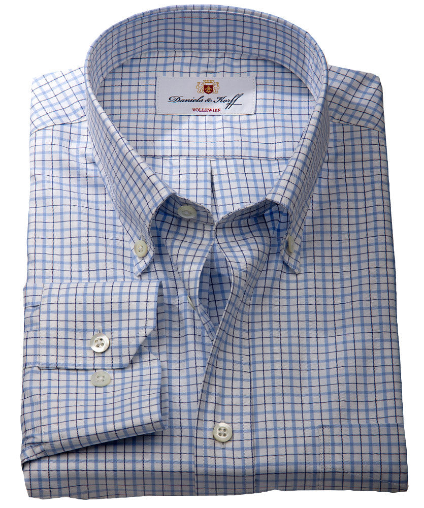 Vollzwirn Twill-Hemd, Slimeline