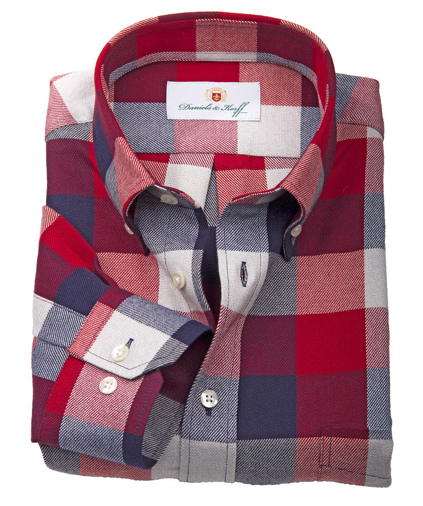 Flanell-Hemd (extra langer Arm 69cm)