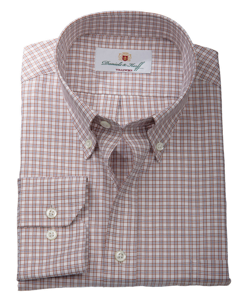 Vollzwirn -Twill Hemd (extra langer Arm 69cm)