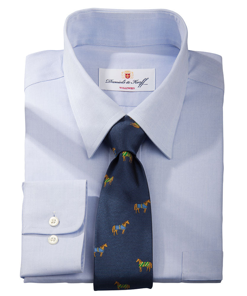 Vollzwirn-Hemd 100/2 Slimline