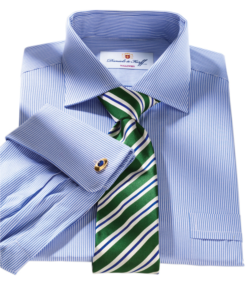 Vollzwirn-Hemd 100/2 Slimline