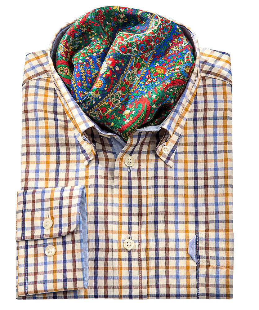 Twill-Hemd (extra langer Arm 69cm)