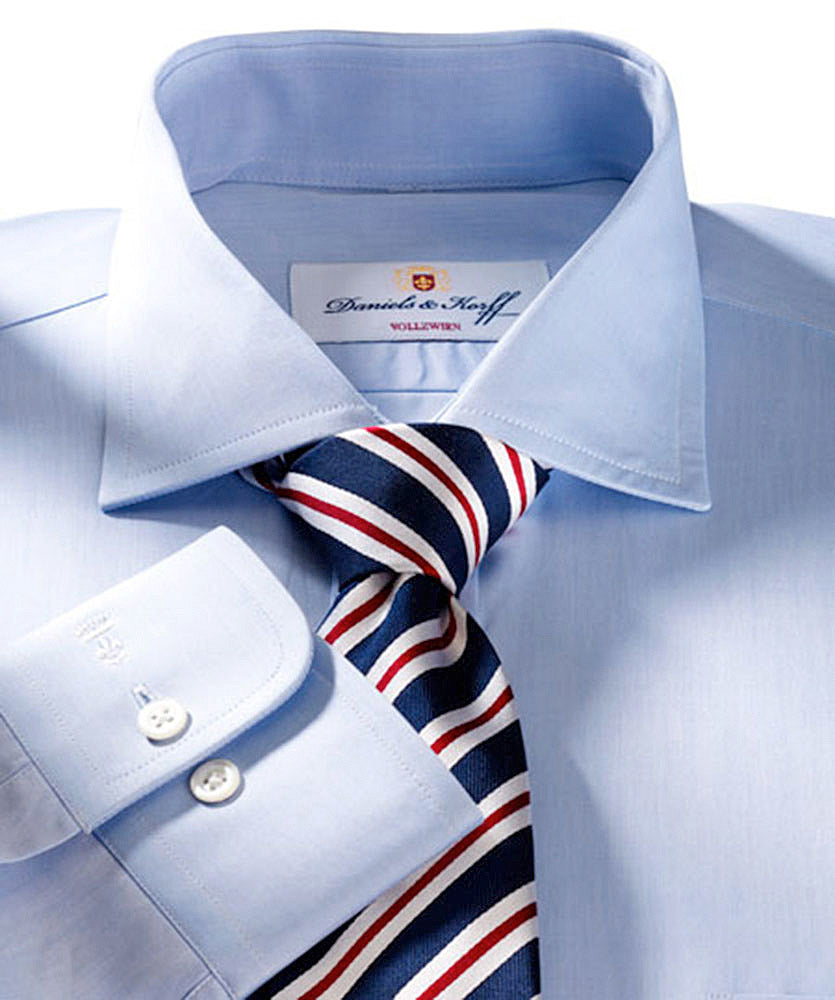 Vollzwirn-Hemd 100/2 Slimline