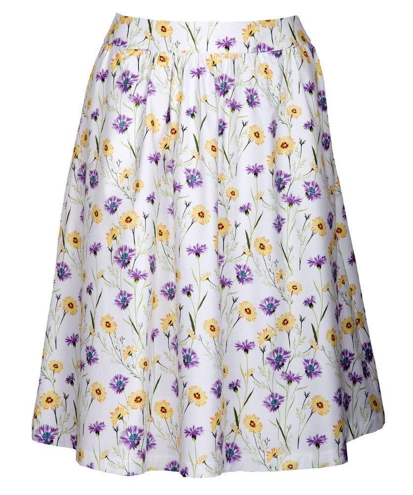 Midirock, Knielang mit Tasche