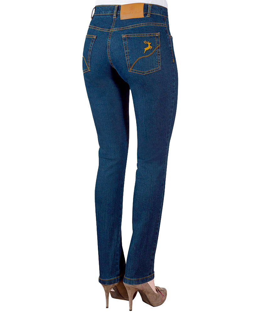 Damen Jeans mit Hirsch
