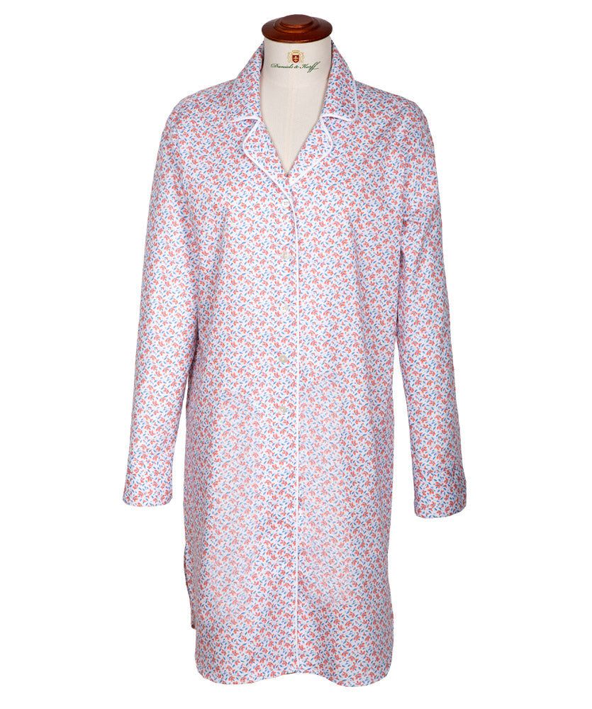 Damen Nachthemd durchgeknöpft