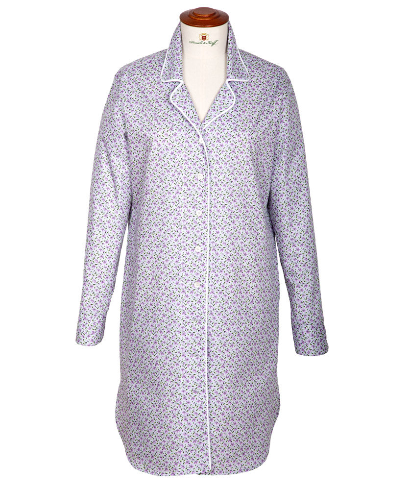 Damen Nachthemd durchgeknöpft