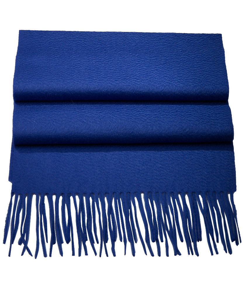 Cashmere Schal Royalblau