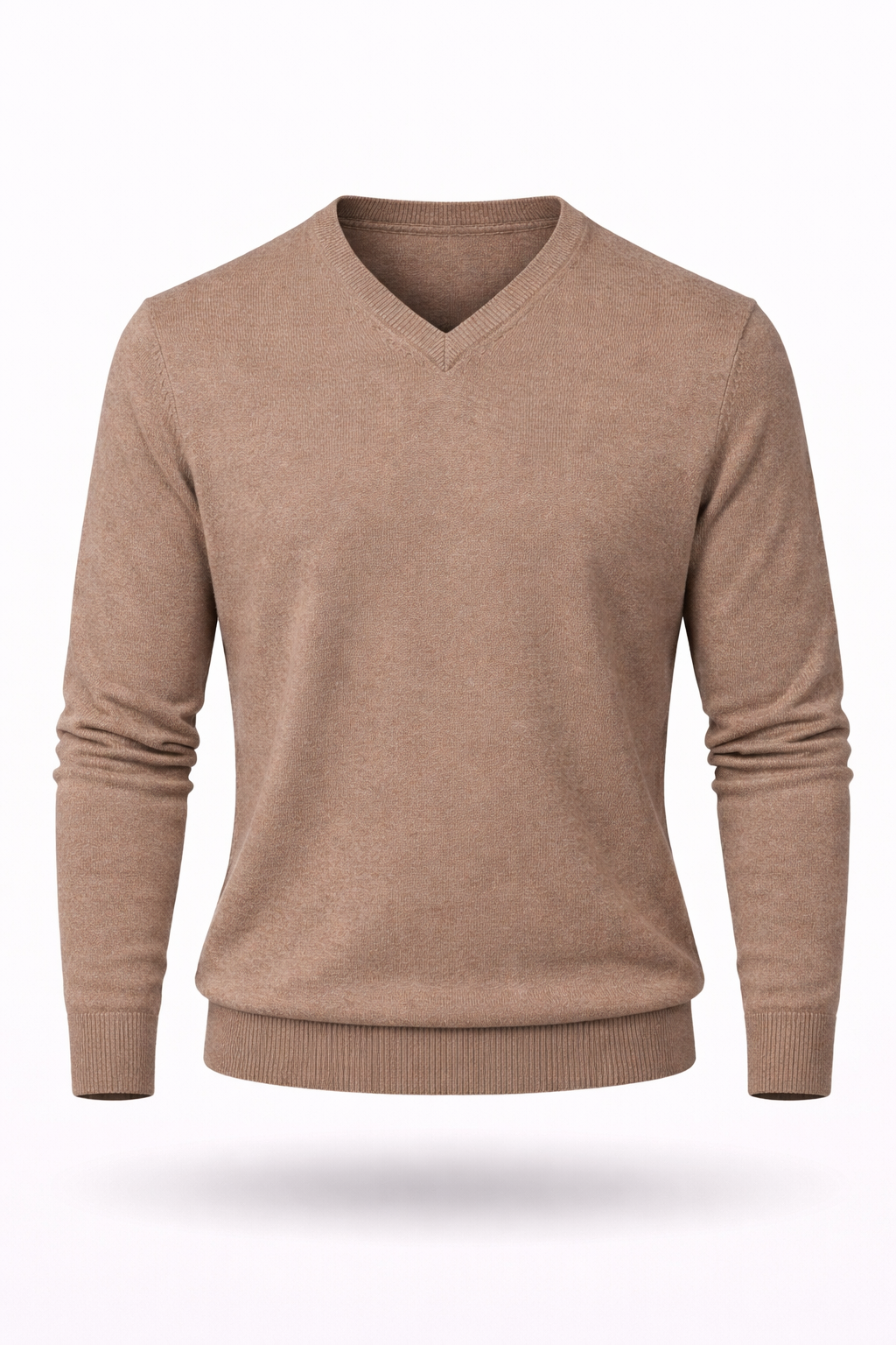 Herren Lambswool-V-Pullover