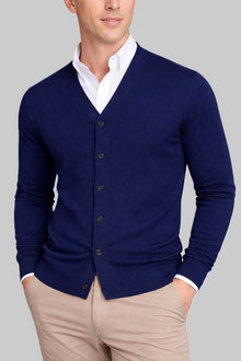 Herren Merino-Strickjacke