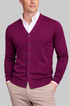 Herren Merino-Strickjacke