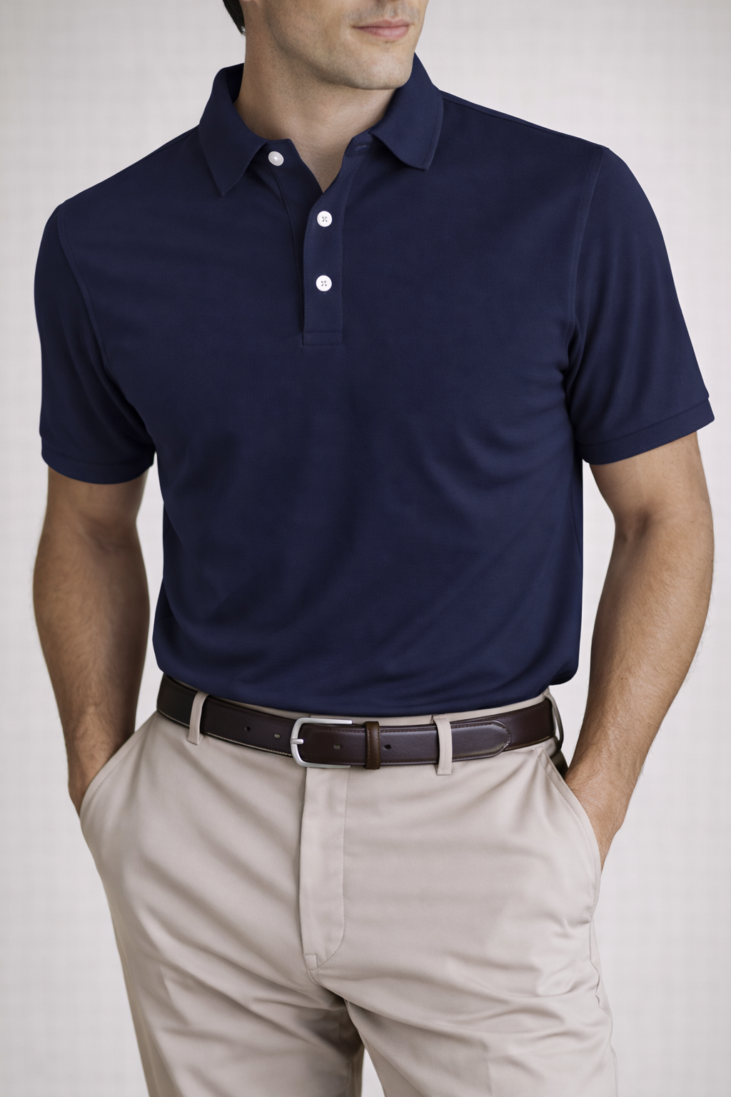 Herren Piqué-Polohemd