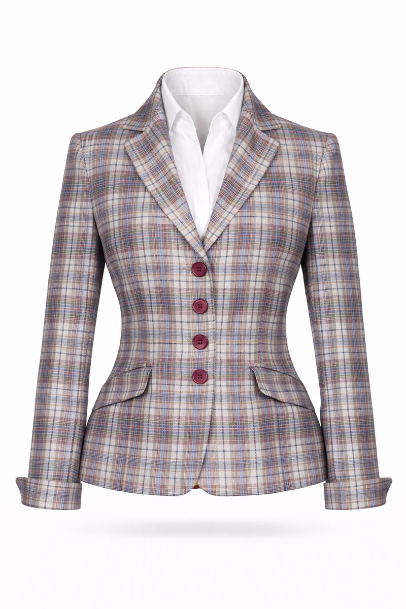 Damen Leinen-Blazer