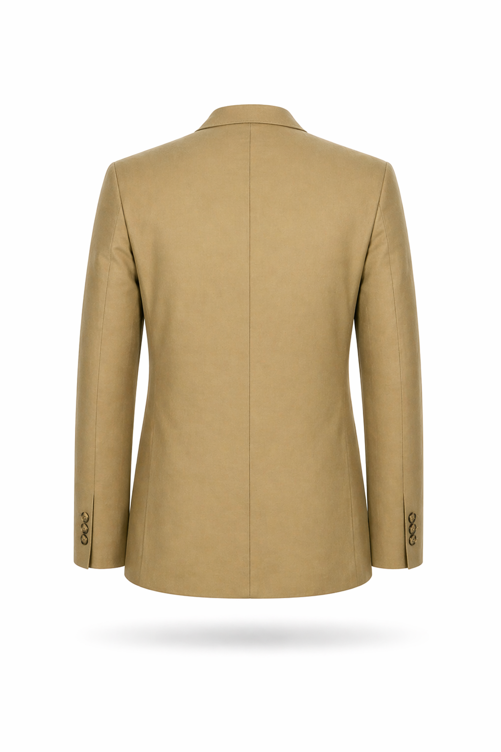 Sakko beige/braun m.blauem Kar