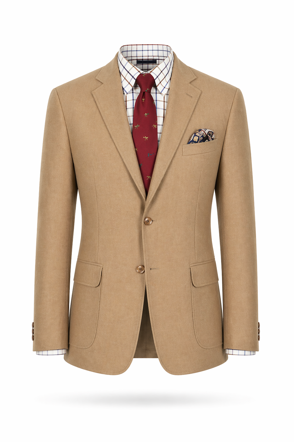 Sakko braun/beige/anthrazit