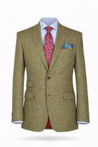 Sakko blau/beige Hahnentritt