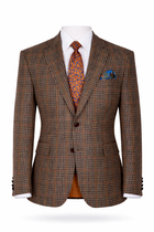 Herren-Sakko Lambswool,Super130'S, Hahnentritt gem.