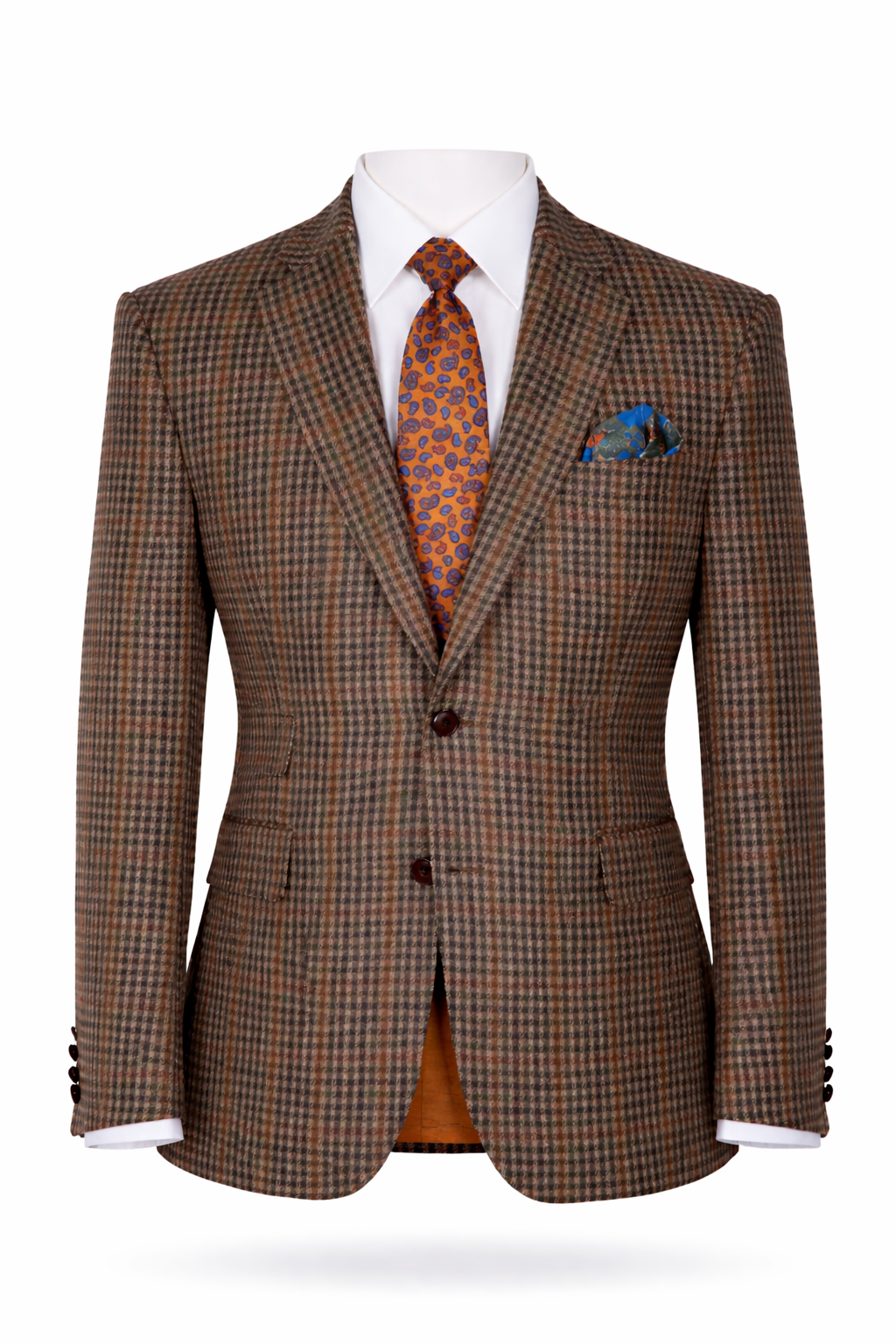 Herren-Sakko Lambswool,Super130'S, Hahnentritt gem.