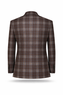 Herren Glencheck-Sakko mit Cashmere
