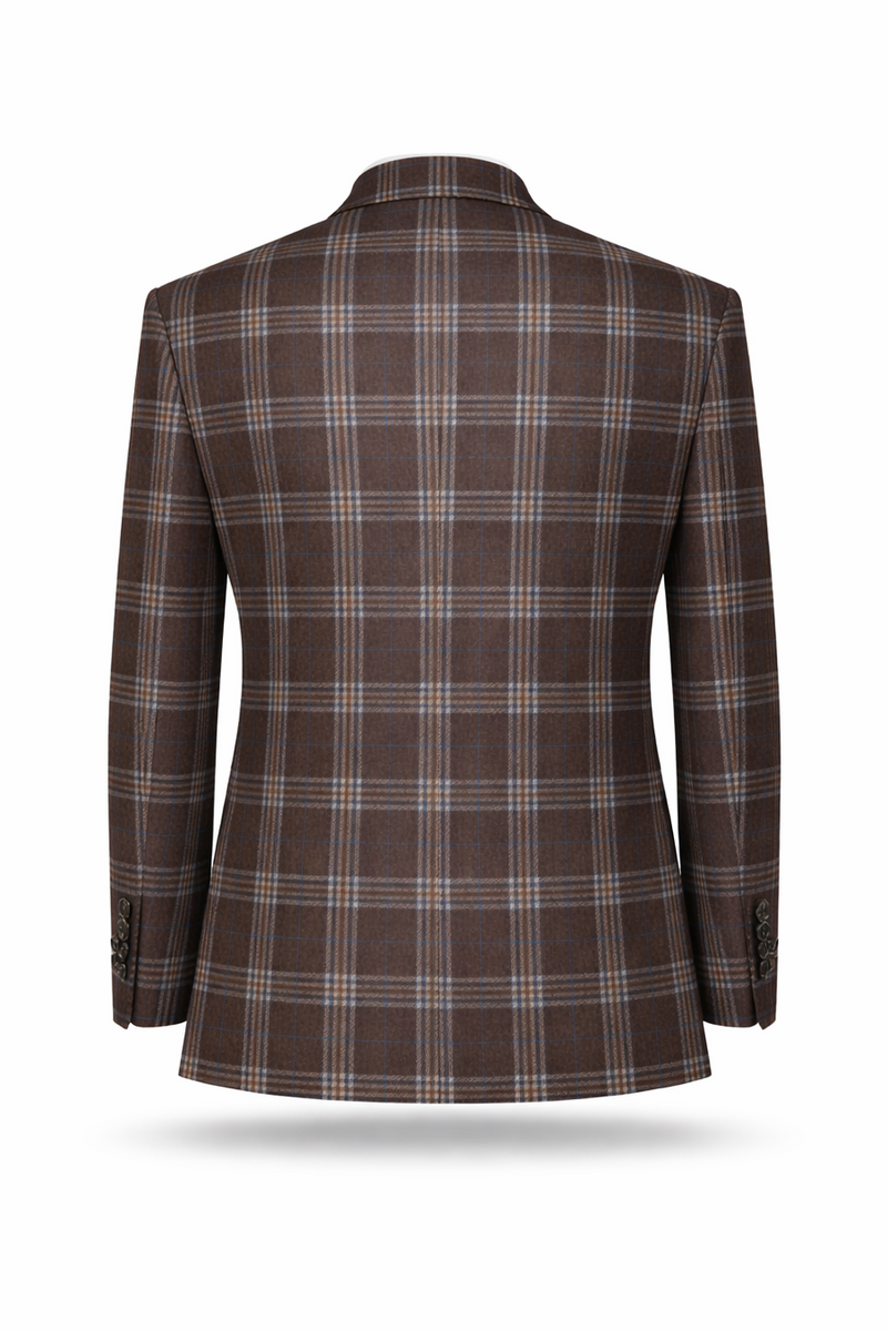 Herren Glencheck-Sakko mit Cashmere