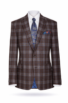 Herren Glencheck-Sakko mit Cashmere