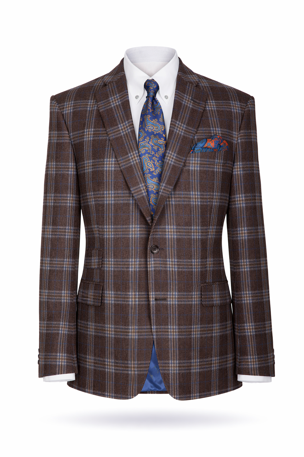 Herren Glencheck-Sakko mit Cashmere