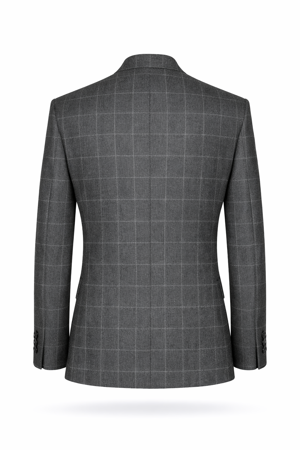 Fischgrat-Sakko mit Cashmere