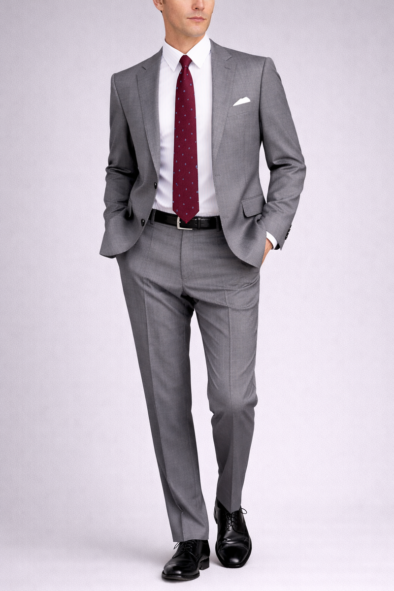 Anzug hellgrau