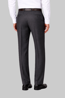 Business-Hose mit Bundfalten und Aufschlag