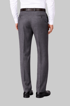 Business-Hose mit Bundfalten und Aufschlag