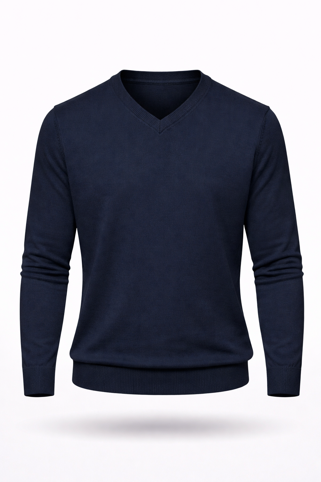 Herren Merino-V-Pullover