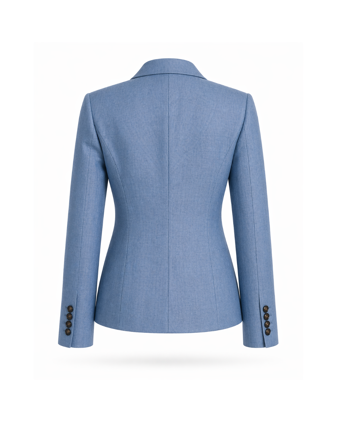 Seiden-Fischgrat-Blazer