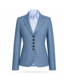 Seiden-Fischgrat-Blazer
